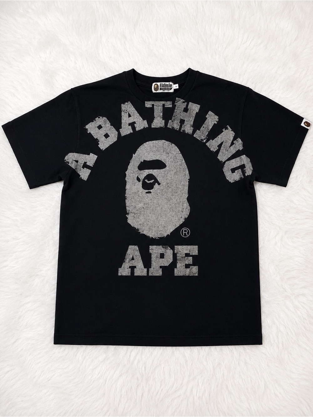 BAPE A Bathing Ape Big Ape Head Graphic T-Shirt Black Men’s L Streetwear Japan